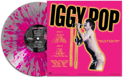 Iggy Pop - Iggy & Ziggy - Cleveland '77 - Silver/pink Splatter (Vinyl LP) - Pale Blue Dot Records