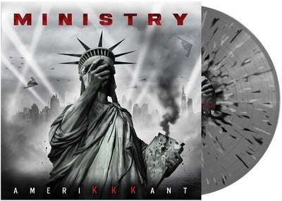 Ministry - Amerikkkant - Grey W/ Black & White Splatter (Vinyl LP)