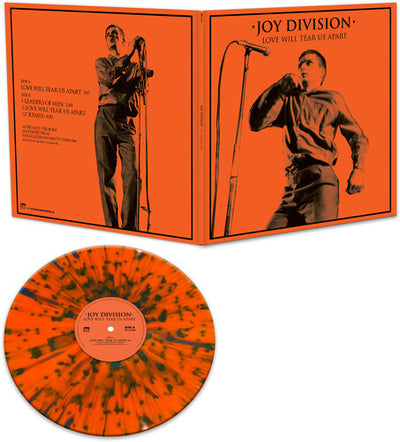 Joy Division - Love Will Tear Us Apart (Orange/Black Splatter Colored Vinyl)