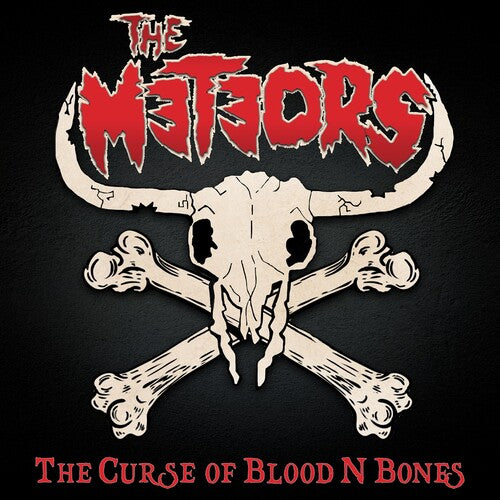 The Meteors - The Cust Of Blood N' Bones - Red/white Haze (Vinyl LP) - Pale Blue Dot Records