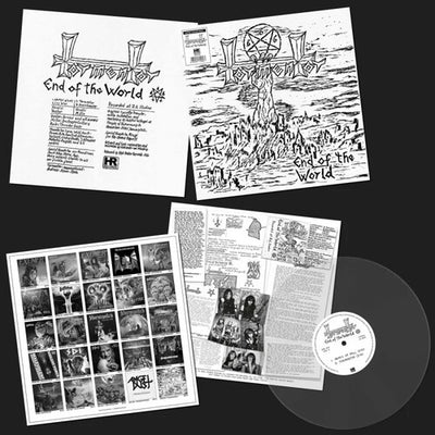 Tormentor - End Of The World Demo '84 - Trans Ultra Clear Vinyl (Vinyl LP) - Pale Blue Dot Records