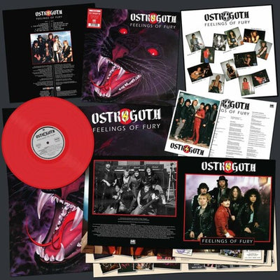 Ostrogoth - Feelings Of Fury - Red (Vinyl LP) - Pale Blue Dot Records