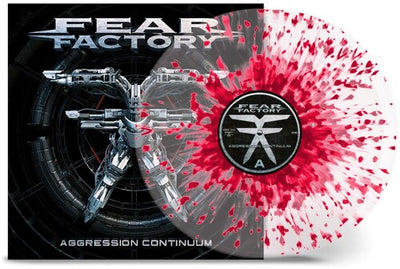 Fear Factory - Aggression Continuum - Crystal Clear Red Splatter (Indie Exclusive Vinyl)