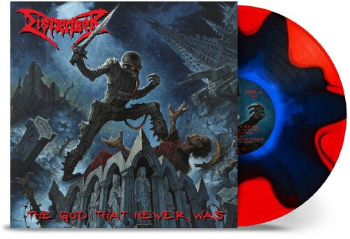 Dismember - The God That Never Was - Blue in Red Split (Indie Exclusive Vinyl) - Pale Blue Dot Records