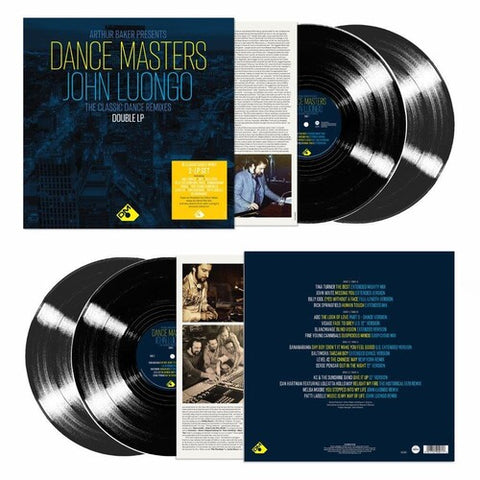 Arthur Baker Presents Dance Masters: John Luongo - 140gm 2LP Black Vinyl (Vinyl LP)