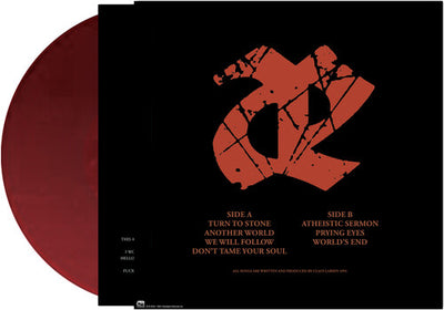 Le?her Strip - Underneath The Laughter - Red (Vinyl LP) - Pale Blue Dot Records