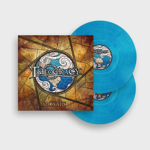 Theocracy - Mosaic - Transparent Blue Marble Colored Vinyl (Vinyl LP) - Pale Blue Dot Records