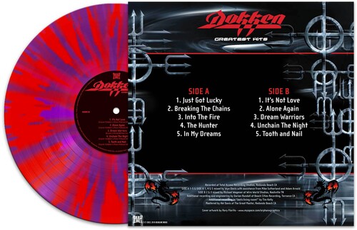 Dokken - Greatest Hits - RED/PURPLE SPLATTER (Vinyl LP) - Pale Blue Dot Records