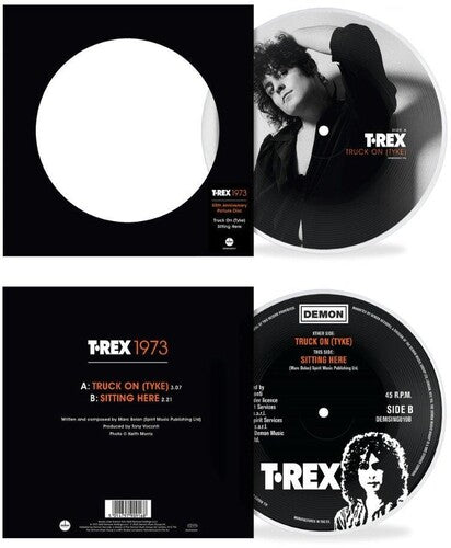 T. Rex - Truck-On Tyke: 50th Anniversary - Limited Picture Disc 7-Inch Vinyl (Vinyl LP) - Pale Blue Dot Records