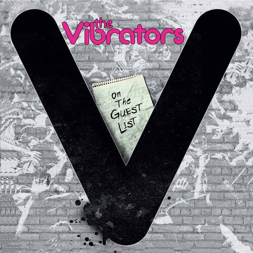 The Vibrators - On The Guest List - Pink/Black Splatter (Vinyl LP) - Pale Blue Dot Records