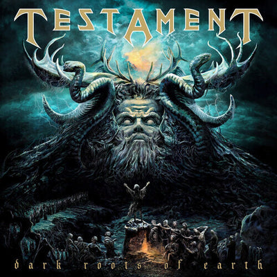 Testament - Dark Roots of Earth (Clear, Gold & Green Splatter Vinyl) - Pale Blue Dot Records