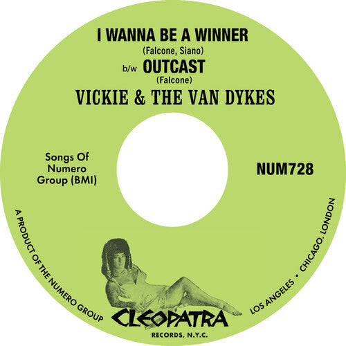 Vickie & the Van Dykes - I Wanna Be A Winner B/w Outcast (Vinyl LP) - Pale Blue Dot Records