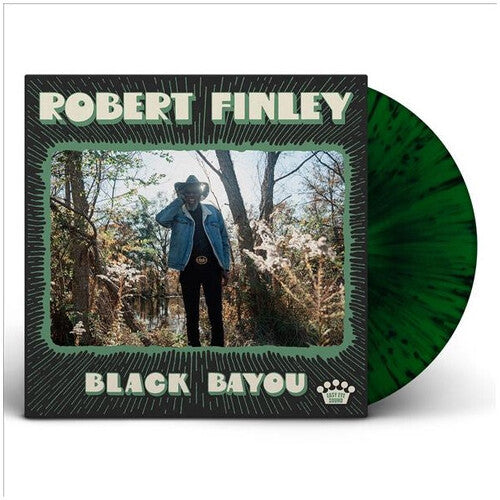 Robert Finley - Black Bayou - Limited Green & Black Splatter Colored Vinyl (Vinyl LP) - Pale Blue Dot Records