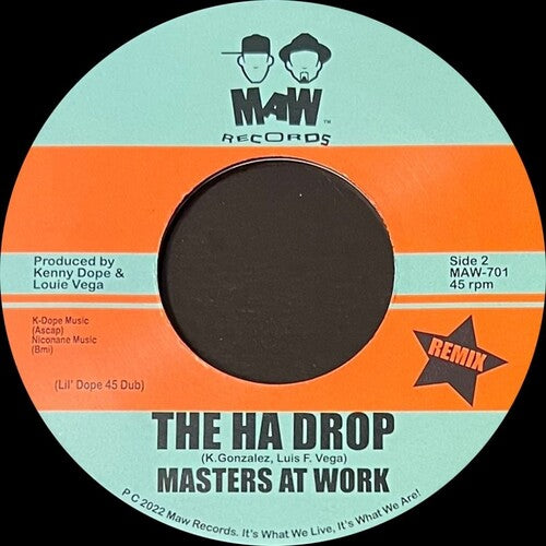 Masters at Work - Ha Drop (7'' Edits) (Vinyl LP) - Pale Blue Dot Records