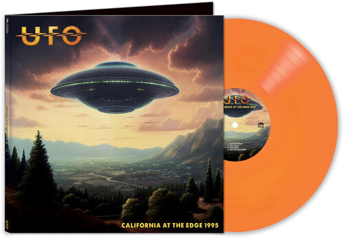 UFO - California At The Edge 1995 - Orange (Vinyl LP) - Pale Blue Dot Records