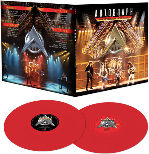 Autograph - Turn Up The Radio - The Anthology - Red (Vinyl LP) - Pale Blue Dot Records