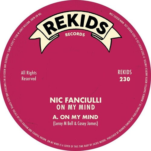 Nic Fanciulli - On My Mind (Vinyl LP) - Pale Blue Dot Records