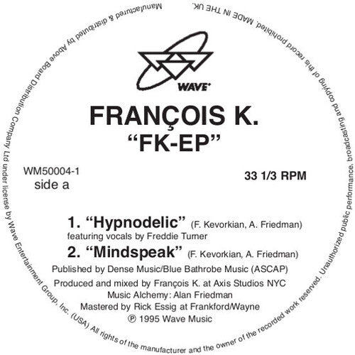 Francois K - FK-EP (Vinyl LP) - Pale Blue Dot Records