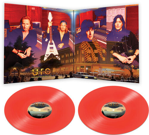 UFO - California At The Edge 1995 - Red (Vinyl LP) - Pale Blue Dot Records