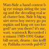 Watt - Recorded in Miami 1989-1991 (Vinyl LP)
