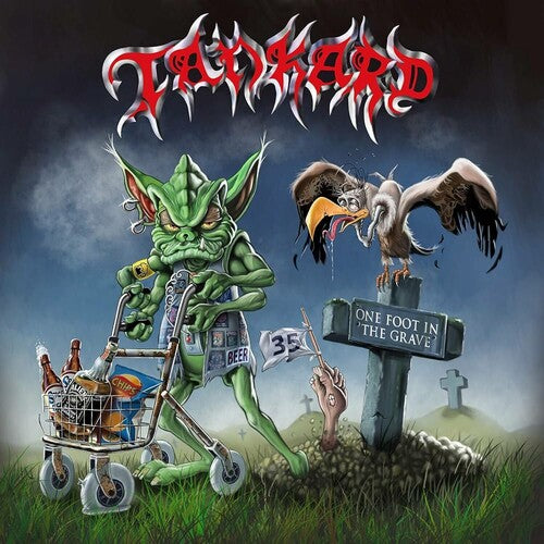 Tankard - One Foot In The Grave - Black/red/white (Vinyl LP) - Pale Blue Dot Records