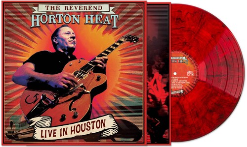 The Reverend Horton Heat - Live In Houston - Red Marble (Vinyl LP) - Pale Blue Dot Records