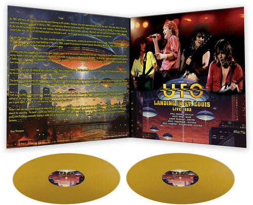 UFO - Landing In St. Louis - Live 1982 - Gold (Vinyl LP) - Pale Blue Dot Records