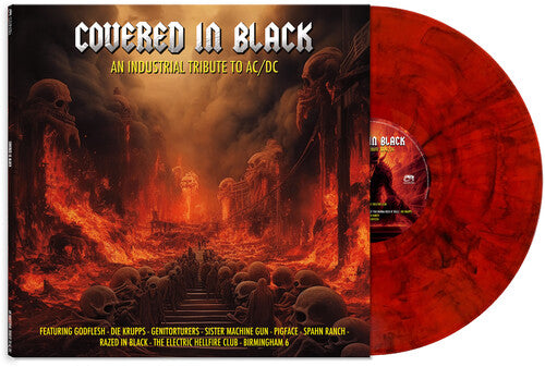 Various Artists - Covered In Black - An Industrial Tribute To AC/DC (Various Artists) (Vinyl LP) - Pale Blue Dot Records