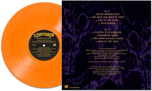 Molly Hatchet - Jukebox Saloon - Orange (Vinyl LP) - Pale Blue Dot Records
