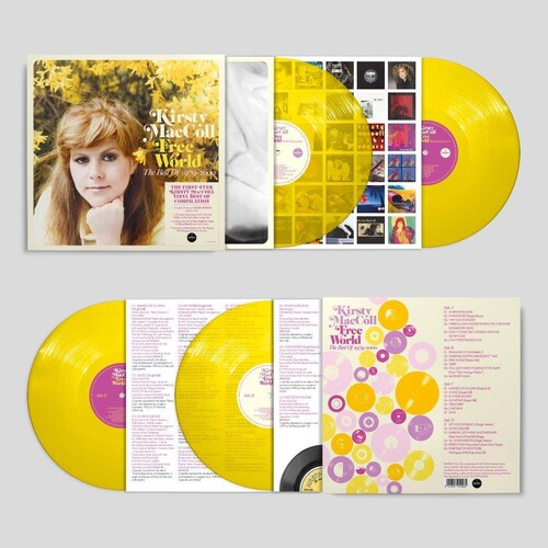 Kirsty MacColl - Free World: The Best Of Kirsty Maccoll 1979-2000 - 140-Gram Yellow Colored Vinyl (Vinyl LP) - Pale Blue Dot Records