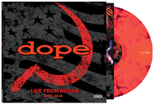 The Dope - Live From Russia - Red Marble (Vinyl LP) - Pale Blue Dot Records