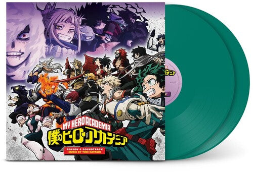 Yuki Hayashi - My Hero Academia: Season 6 (Original Soundtrack) - 140-Gram Green Colored Vinyl (Vinyl LP) - Pale Blue Dot Records