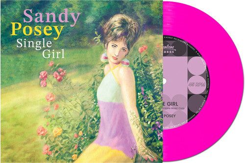 Sandy Posey - Single Girl - Pink (Vinyl LP) - Pale Blue Dot Records