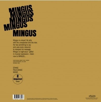 Charles Mingus - Mingus Mingus Mingus - Gatefold (Vinyl LP) - Pale Blue Dot Records