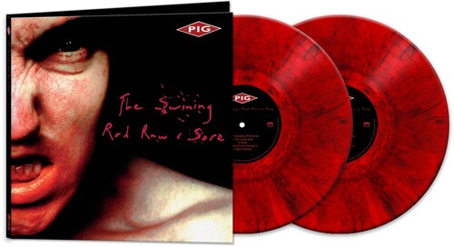 The Pig - The Swining / Red Raw & Sore - Red Marble (Vinyl LP) - Pale Blue Dot Records
