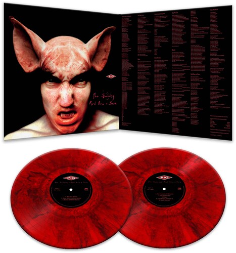 The Pig - The Swining / Red Raw & Sore - Red Marble (Vinyl LP) - Pale Blue Dot Records