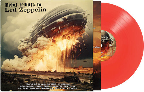 Various Artists - A Metal Tribute To Led Zeppelin (Various Artists) Red (Vinyl LP) - Pale Blue Dot Records