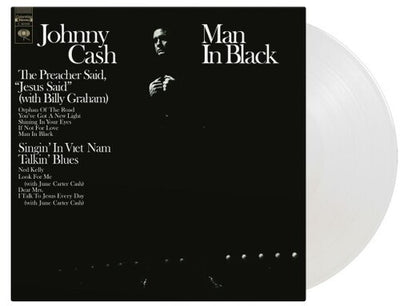 Johnny Cash - Man In Black - Limited 180-Gram Crystal Clear Vinyl (Vinyl LP)