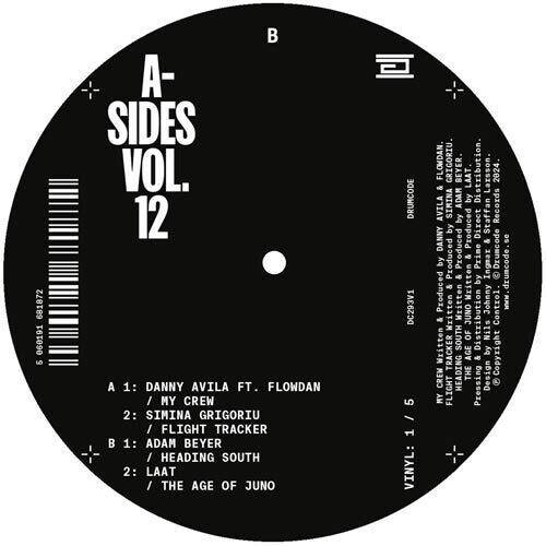 Various Artists - A-Sides Vol. 12 Part 1 (of 5) / Various (Vinyl LP) - Pale Blue Dot Records