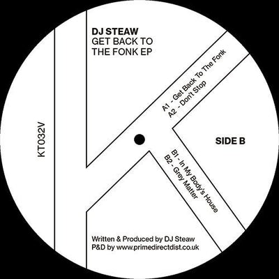 DJ Steaw - Get Back To The Fonk (Vinyl LP) - Pale Blue Dot Records