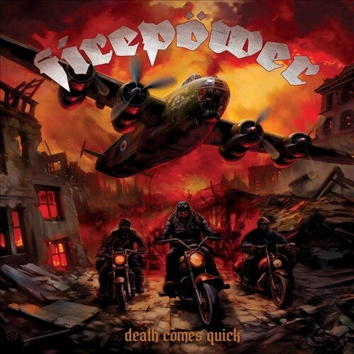 Firepower - Death Comes Quick - Silver Vinyl (Vinyl LP) - Pale Blue Dot Records