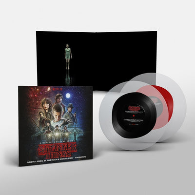 Stranger Things Volume 2 (Limited Edition Frosted Clear With Black Blob and Frosted Clear With Red Blob Colored Vinyl) - Pale Blue Dot Records