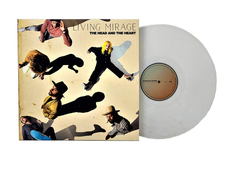The Head and the Heart - Living Mirage (Limited Edition Clear w/ White Swirl Colored Vinyl) - Pale Blue Dot Records