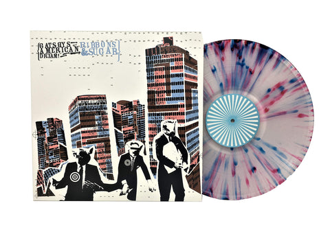 Gatsbys American Dream - Ribbons & Sugar (Limited Edition Clear w/ Pink and Blue Splatter Colored Vinyl) - Pale Blue Dot Records