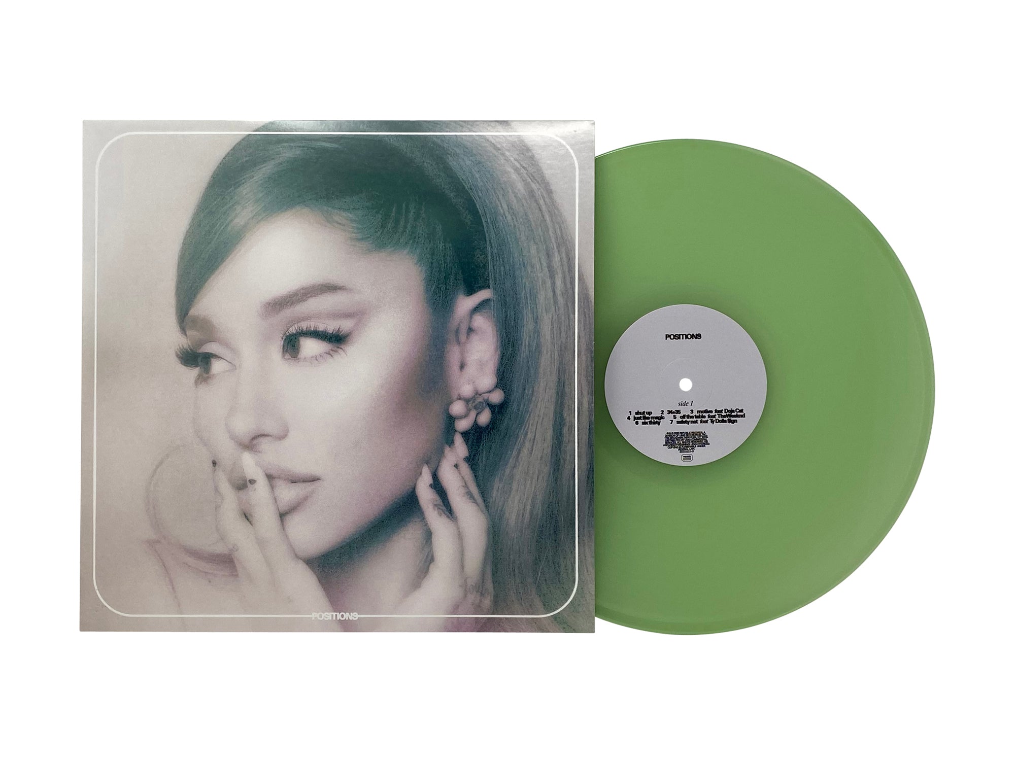 Ariana Grande Positions 1LP Vinyl Limited Coke Bottle Clear 12 Record
