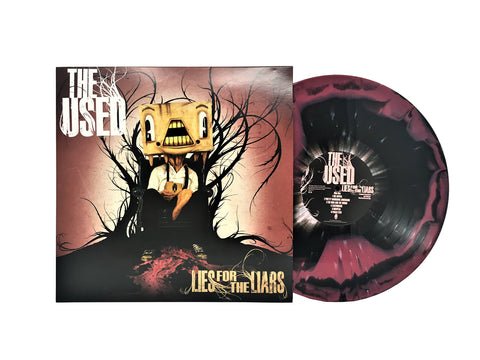 The Used - Lies For The Liars (Limited Edition Black/Red Swirl w/Pink Splatter Colored Vinyl) - Pale Blue Dot Records