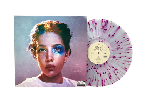 Halsey - Manic (Limited Edition Clear w/ Pink & Blue Splatter Colored Vinyl) - Pale Blue Dot Records