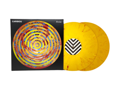 Caribou - Swim (Limited Edition Red & Yellow Splatter Color Vinyl) - Pale Blue Dot Records