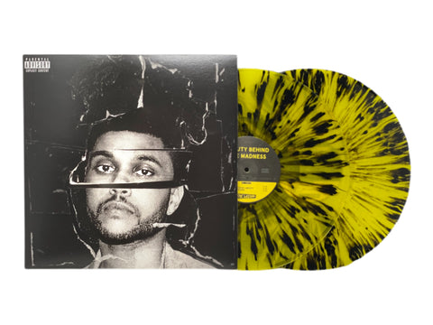 The Weeknd Beauty Behind the Madness (Yellow and Black Splatter 5 Year Anniversary Edition Double LP) - Pale Blue Dot Records