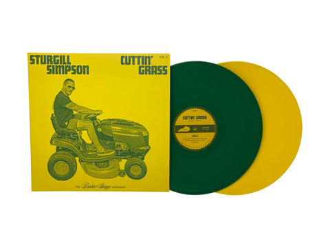 Sturgill Simpson - Cuttin' Grass Vol. 1 (Limited Edition Yellow and Green Colored Double LP) - Pale Blue Dot Records